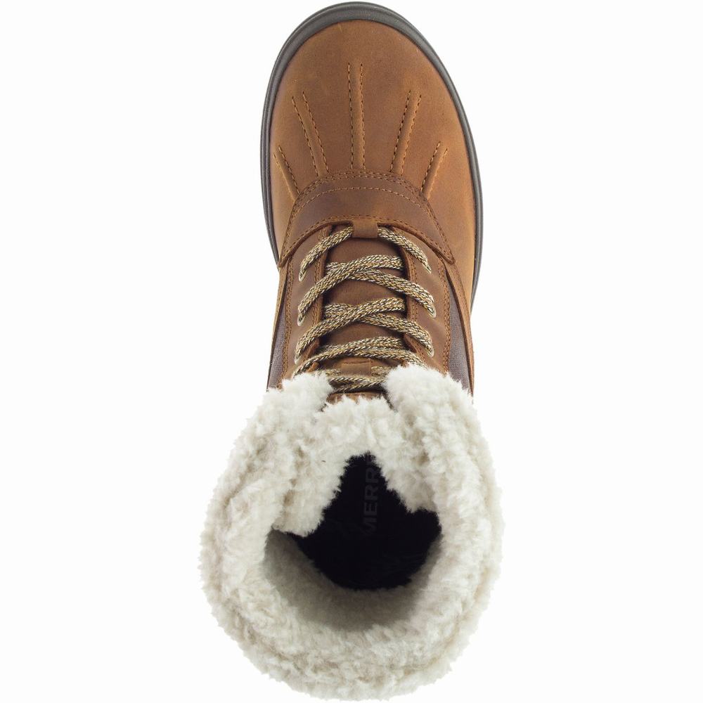 Tenis Merrell Precio Merrell Haven Mid Lace Polar Waterproof Botas De Invierno Para Mujer Marrom